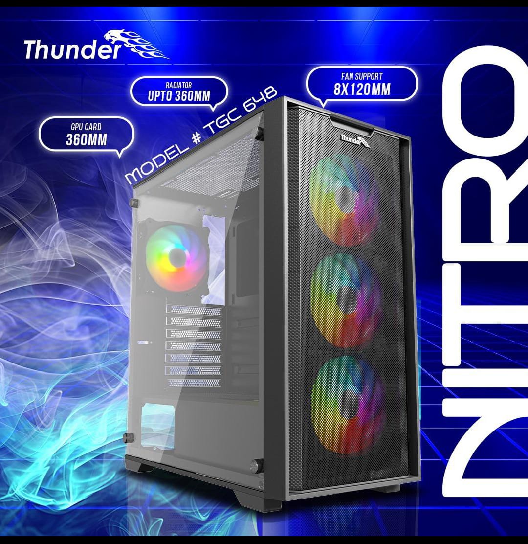 Thunder Casing Nitro TGC 648 no Fans Thunder Casing Nitro TGC 648 no Fans